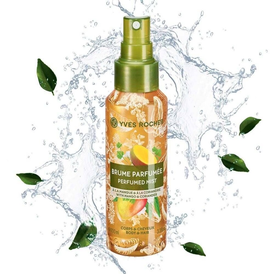 Yves Rocher Bodymist | Geparfumeerde Spray Voor Lichaam En Haar - Mango & Koriander