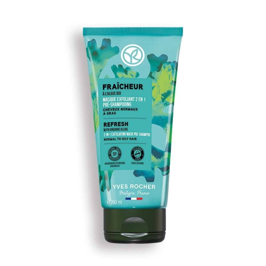 Yves Rocher Haarmasker | Exfolierend Preshampoomasker 2-In-1