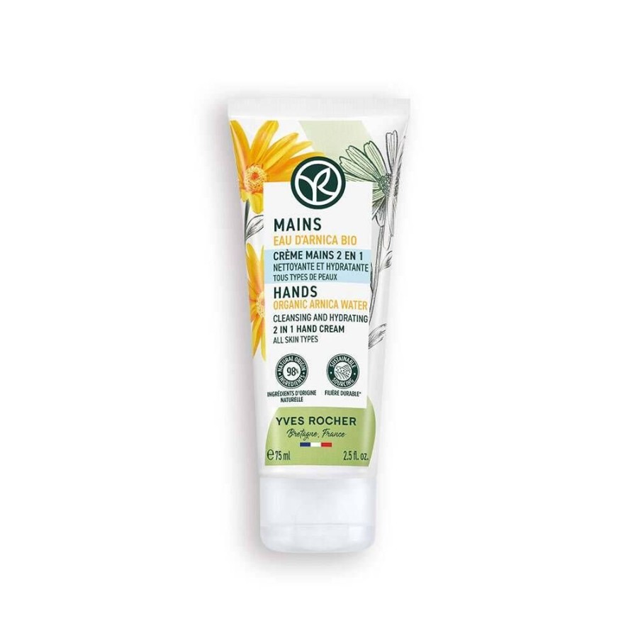 Yves Rocher Handverzorging | Reinigende En Hydraterende Handcreme 2 In 1