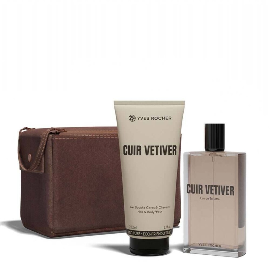 Yves Rocher Eau De Toilette | Toilettas Heren - Cuir & Vetiver