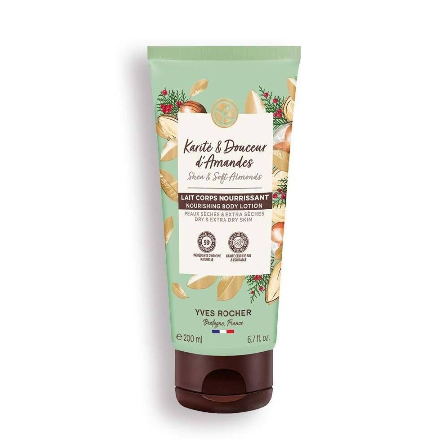 Yves Rocher Bodyolie En -Milk | Voedende Bodymilk Shea & Soft Almonds