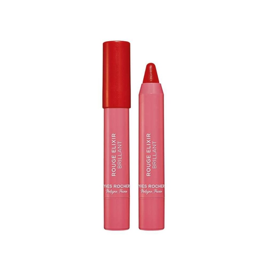 Yves Rocher Lipgloss | Lip Pen Rouge Elixir Brillant 07. Rouge Camelia