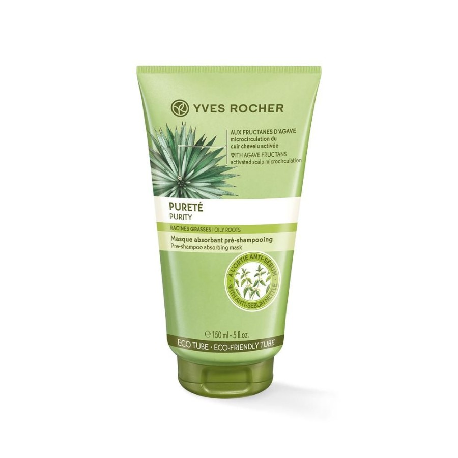 Yves Rocher Haarmasker | Pre-Wash Absorberend Zuiverend Masker